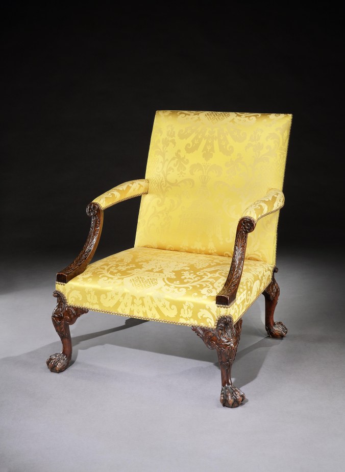 A George II walnut armchair attributed to Giles Grendey Mackinnon Fine Furniture Collection